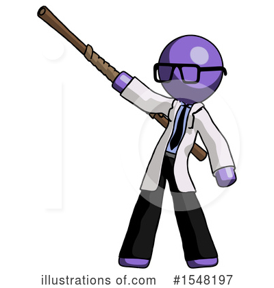 Royalty-Free (RF) Purple Design Mascot Clipart Illustration by Leo Blanchette - Stock Sample #1548197