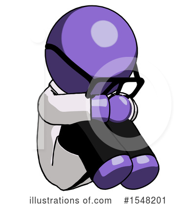 Royalty-Free (RF) Purple Design Mascot Clipart Illustration by Leo Blanchette - Stock Sample #1548201