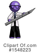 Purple Design Mascot Clipart #1548223 by Leo Blanchette