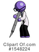 Purple Design Mascot Clipart #1548224 by Leo Blanchette
