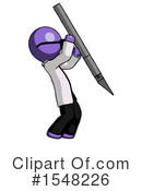 Purple Design Mascot Clipart #1548226 by Leo Blanchette
