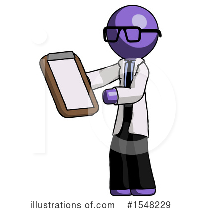 Royalty-Free (RF) Purple Design Mascot Clipart Illustration by Leo Blanchette - Stock Sample #1548229