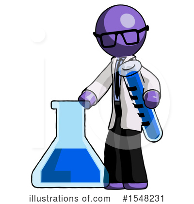 Royalty-Free (RF) Purple Design Mascot Clipart Illustration by Leo Blanchette - Stock Sample #1548231