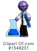 Purple Design Mascot Clipart #1548231 by Leo Blanchette