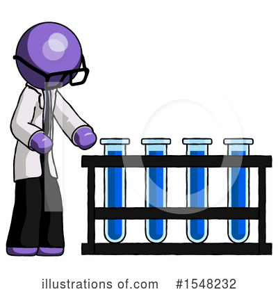 Royalty-Free (RF) Purple Design Mascot Clipart Illustration by Leo Blanchette - Stock Sample #1548232