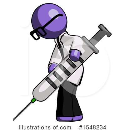 Royalty-Free (RF) Purple Design Mascot Clipart Illustration by Leo Blanchette - Stock Sample #1548234