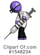 Purple Design Mascot Clipart #1548234 by Leo Blanchette
