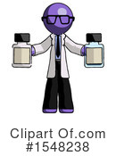 Purple Design Mascot Clipart #1548238 by Leo Blanchette