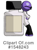 Purple Design Mascot Clipart #1548243 by Leo Blanchette
