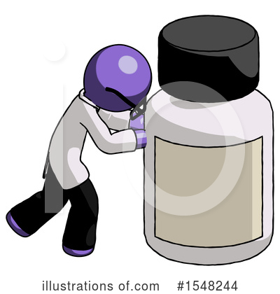 Royalty-Free (RF) Purple Design Mascot Clipart Illustration by Leo Blanchette - Stock Sample #1548244