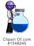 Purple Design Mascot Clipart #1548245 by Leo Blanchette