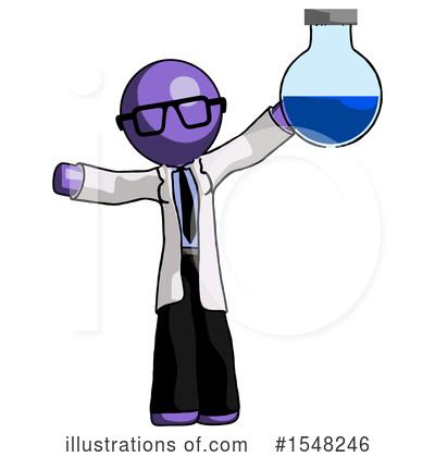 Royalty-Free (RF) Purple Design Mascot Clipart Illustration by Leo Blanchette - Stock Sample #1548246