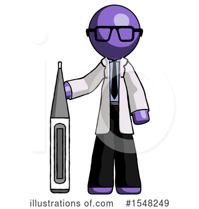 Royalty-Free (RF) Purple Design Mascot Clipart Illustration by Leo Blanchette - Stock Sample #1548249