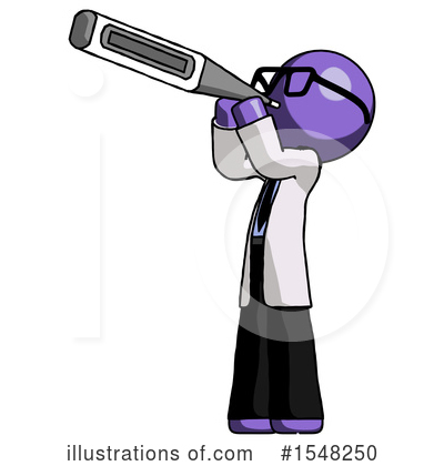 Royalty-Free (RF) Purple Design Mascot Clipart Illustration by Leo Blanchette - Stock Sample #1548250