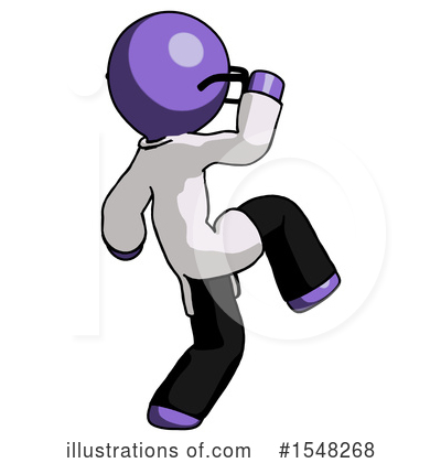 Royalty-Free (RF) Purple Design Mascot Clipart Illustration by Leo Blanchette - Stock Sample #1548268