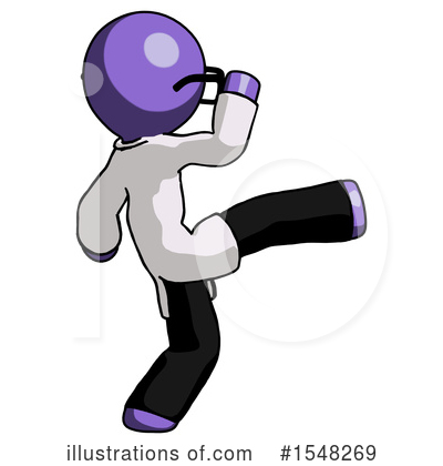 Royalty-Free (RF) Purple Design Mascot Clipart Illustration by Leo Blanchette - Stock Sample #1548269