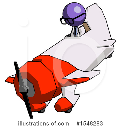 Royalty-Free (RF) Purple Design Mascot Clipart Illustration by Leo Blanchette - Stock Sample #1548283