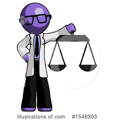 Royalty-Free (RF) Purple Design Mascot Clipart Illustration by Leo Blanchette - Stock Sample #1548303