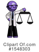 Purple Design Mascot Clipart #1548303 by Leo Blanchette