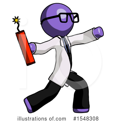 Royalty-Free (RF) Purple Design Mascot Clipart Illustration by Leo Blanchette - Stock Sample #1548308