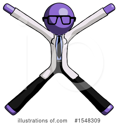 Royalty-Free (RF) Purple Design Mascot Clipart Illustration by Leo Blanchette - Stock Sample #1548309