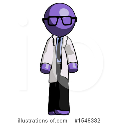 Royalty-Free (RF) Purple Design Mascot Clipart Illustration by Leo Blanchette - Stock Sample #1548332