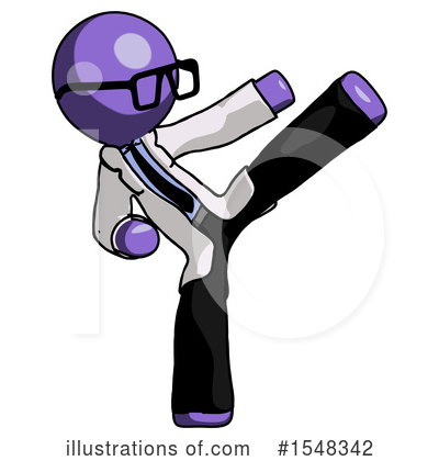 Royalty-Free (RF) Purple Design Mascot Clipart Illustration by Leo Blanchette - Stock Sample #1548342
