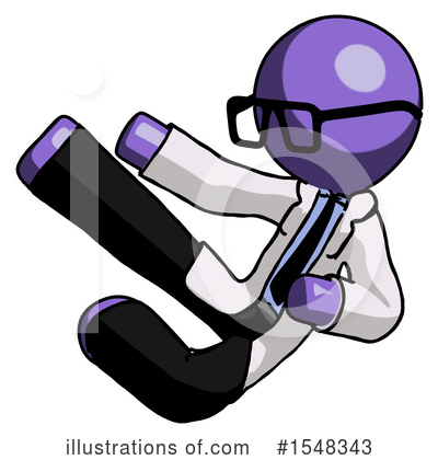 Royalty-Free (RF) Purple Design Mascot Clipart Illustration by Leo Blanchette - Stock Sample #1548343