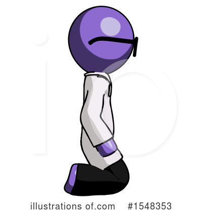Royalty-Free (RF) Purple Design Mascot Clipart Illustration by Leo Blanchette - Stock Sample #1548353