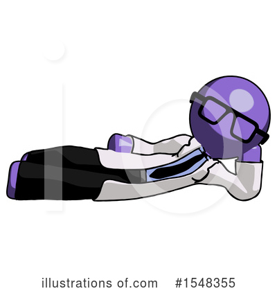 Royalty-Free (RF) Purple Design Mascot Clipart Illustration by Leo Blanchette - Stock Sample #1548355