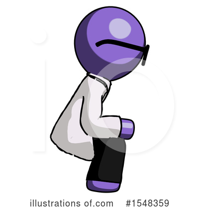 Royalty-Free (RF) Purple Design Mascot Clipart Illustration by Leo Blanchette - Stock Sample #1548359
