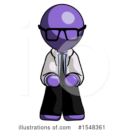 Royalty-Free (RF) Purple Design Mascot Clipart Illustration by Leo Blanchette - Stock Sample #1548361