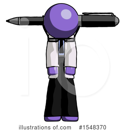 Royalty-Free (RF) Purple Design Mascot Clipart Illustration by Leo Blanchette - Stock Sample #1548370