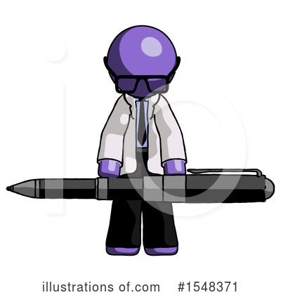 Royalty-Free (RF) Purple Design Mascot Clipart Illustration by Leo Blanchette - Stock Sample #1548371
