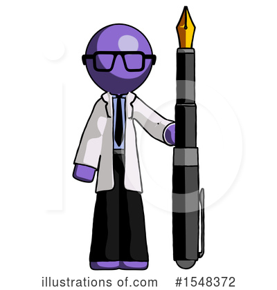 Royalty-Free (RF) Purple Design Mascot Clipart Illustration by Leo Blanchette - Stock Sample #1548372