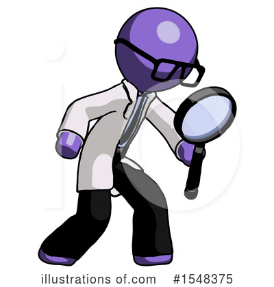 Royalty-Free (RF) Purple Design Mascot Clipart Illustration by Leo Blanchette - Stock Sample #1548375