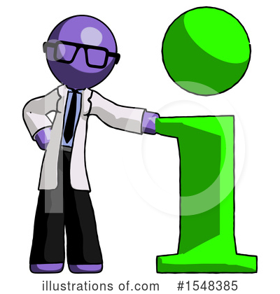 Royalty-Free (RF) Purple Design Mascot Clipart Illustration by Leo Blanchette - Stock Sample #1548385