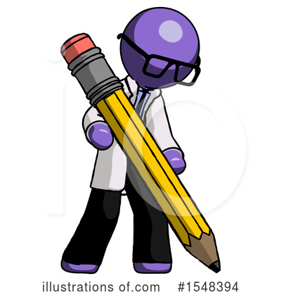 Royalty-Free (RF) Purple Design Mascot Clipart Illustration by Leo Blanchette - Stock Sample #1548394
