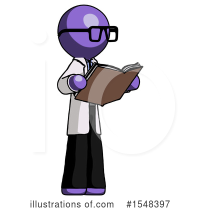 Royalty-Free (RF) Purple Design Mascot Clipart Illustration by Leo Blanchette - Stock Sample #1548397