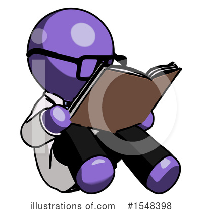 Royalty-Free (RF) Purple Design Mascot Clipart Illustration by Leo Blanchette - Stock Sample #1548398