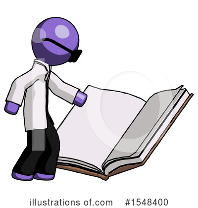 Royalty-Free (RF) Purple Design Mascot Clipart Illustration by Leo Blanchette - Stock Sample #1548400