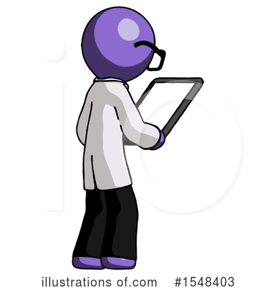 Royalty-Free (RF) Purple Design Mascot Clipart Illustration by Leo Blanchette - Stock Sample #1548403