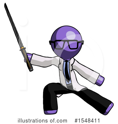 Royalty-Free (RF) Purple Design Mascot Clipart Illustration by Leo Blanchette - Stock Sample #1548411