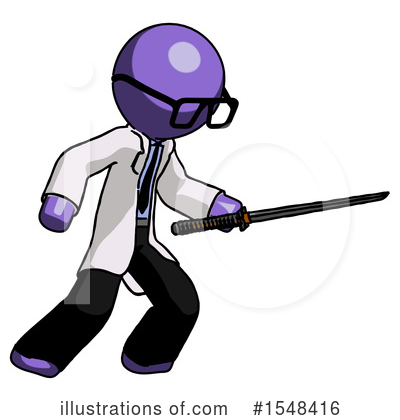 Royalty-Free (RF) Purple Design Mascot Clipart Illustration by Leo Blanchette - Stock Sample #1548416