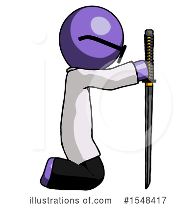 Royalty-Free (RF) Purple Design Mascot Clipart Illustration by Leo Blanchette - Stock Sample #1548417