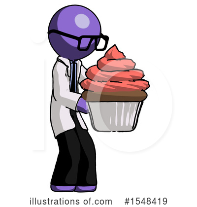 Royalty-Free (RF) Purple Design Mascot Clipart Illustration by Leo Blanchette - Stock Sample #1548419