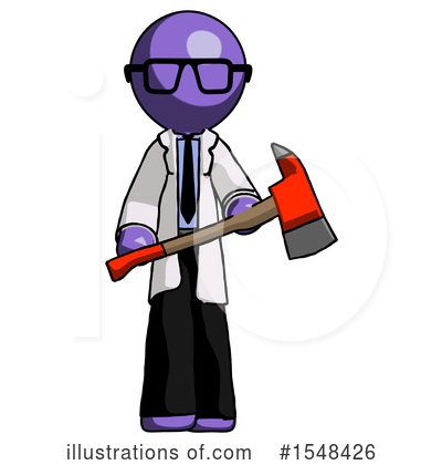 Royalty-Free (RF) Purple Design Mascot Clipart Illustration by Leo Blanchette - Stock Sample #1548426