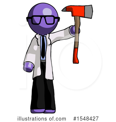 Royalty-Free (RF) Purple Design Mascot Clipart Illustration by Leo Blanchette - Stock Sample #1548427