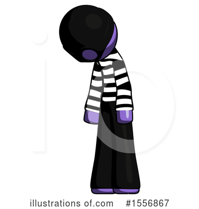Royalty-Free (RF) Purple Design Mascot Clipart Illustration by Leo Blanchette - Stock Sample #1556867