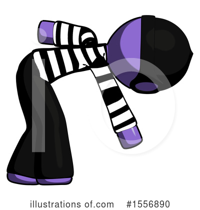 Royalty-Free (RF) Purple Design Mascot Clipart Illustration by Leo Blanchette - Stock Sample #1556890